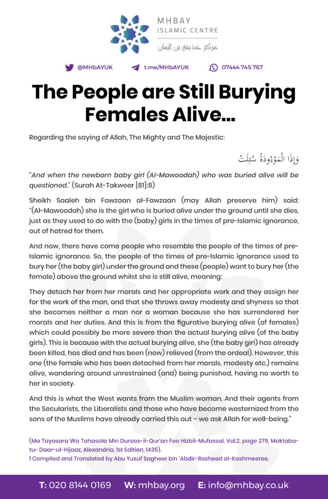 The People are Still Burying Females Alive